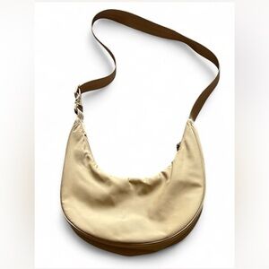 Aritzia Crescent Crossbody Bag - Beige